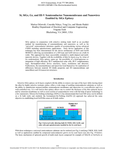 Si, SiGe, Ge, and III-V Semiconductor Nanomembranes and