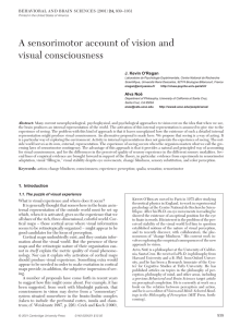A sensorimotor account of vision and visual