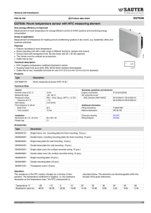 EGT636 EGT636: Room temperature sensor with NTC