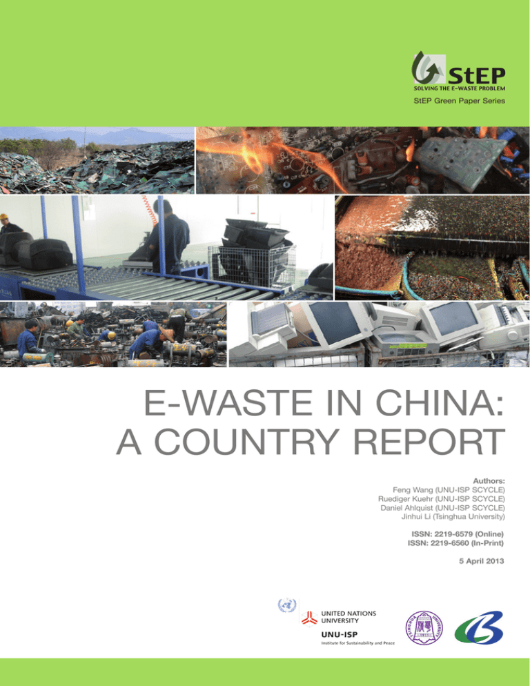 ewaste in china a country report