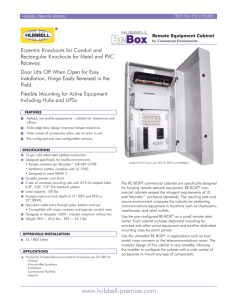 Remote Equipment Cabinet
