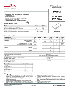 PX1002 Datasheet - Mouser Electronics