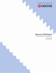 CSR Report 2009