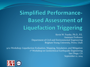 Liquefaction Triggering: Performance-Based Assessment