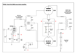 PP002 Push-Pull 300B Amplifier Schematic & Design Notes