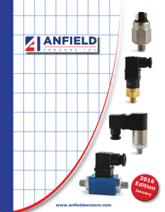 Catalog - Anfield Sensors Inc.