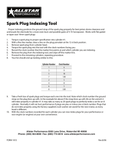 Spark Plug Indexing Tool - Motor State Distributing