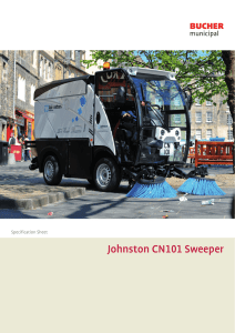 Johnston CN101 Sweeper