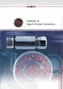 TWINTEC B Signal Circular Connectors