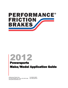 Powersports Make/Model Application Guide