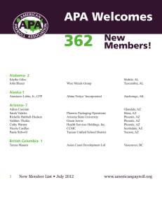 July 2012 New Members.indd - American Payroll Association