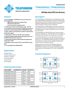 TF90LVDS032 / TF90LVDT032
