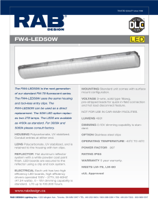 FW4-LED50W - RAB Design Lighting Inc.