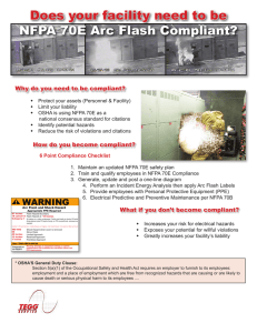 Does your facility need to be NFPA 70E Arc Flash