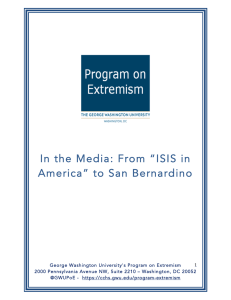 In the Media: From “ISIS in America” to San Bernardino