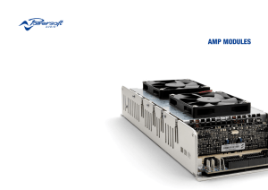 Powersoft AMP Modules Datasheet: Technologies & Features