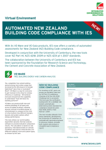 Virtual Environment AutomAtEd NEw ZEAlANd BuildiNg CodE