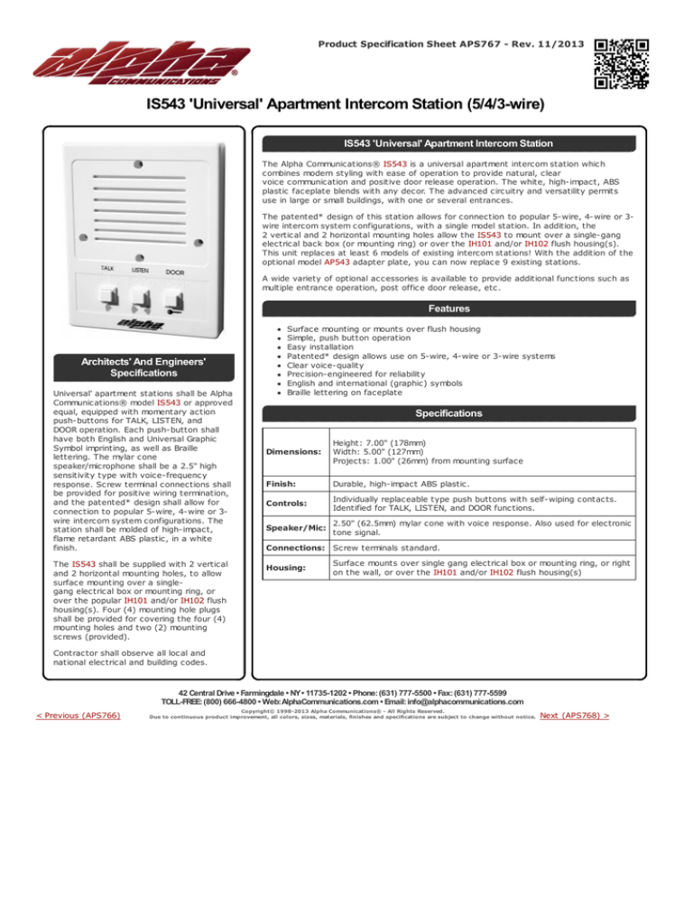 Detailed Specifications Cooper Electric Supply