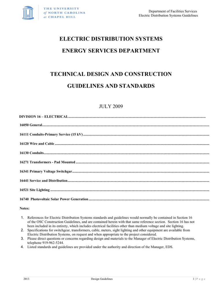 electrical-distribution-guidelines