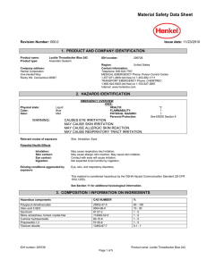 Loctite Threadlocker Blue 242