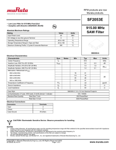 SF2053E - Wireless | Murata Manufacturing