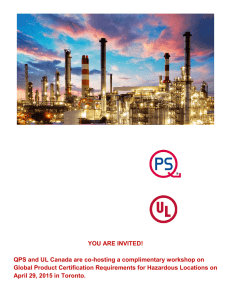 YOU ARE INVITED! QPS and UL Canada are co