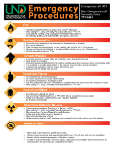 UND Emergency Procedures Guide