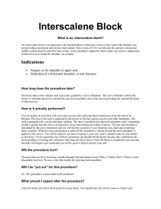 Interscalene Block FAQ
