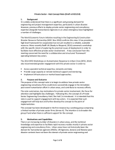 Private Sector - Hub Concept Note (Draft v3 021214) 1. Background