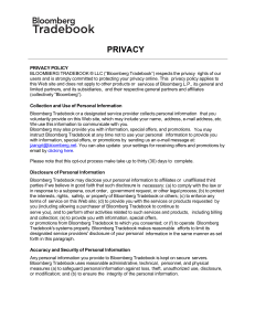 privacy - Trader Exercise