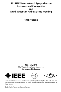 Programma Conferenza IEEE AP-S/URSI 2015