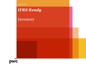 IFRS, inventories