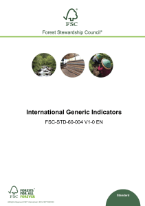 International Generic Indicators