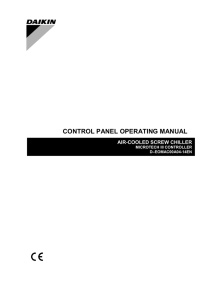 control panel operating manual