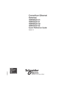 ConneXium Ethernet Switches