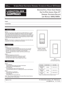 Detailed Specifications