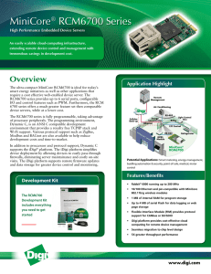 MiniCore RCM6700 Series - Datasheet - Digi-Key