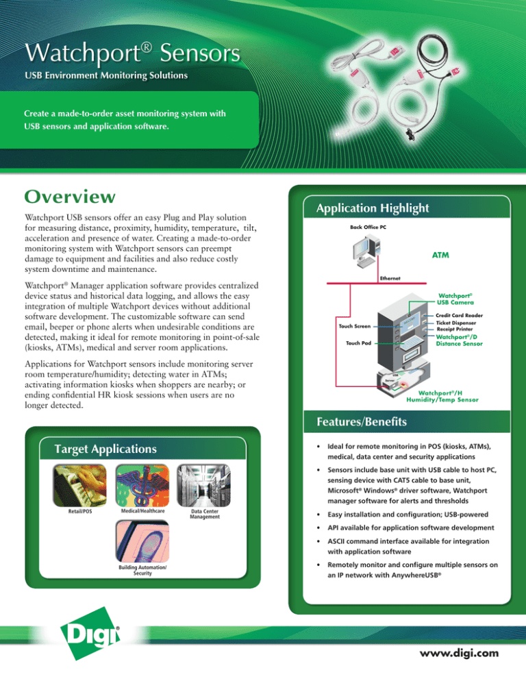 Digi Temperature and Humidity Sensor datasheet