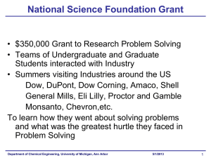 National Science Foundation Grant