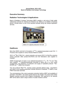 The financial year 2012-2013 - Board of Radiation and Isotope