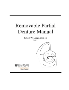 Removable Partial Denture Manual
