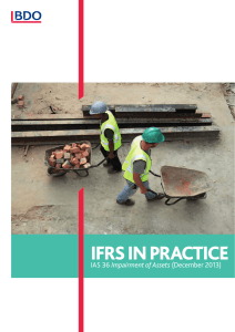 BDO - IFRS IN PRACTICE / IAS 36 Impairment of assets