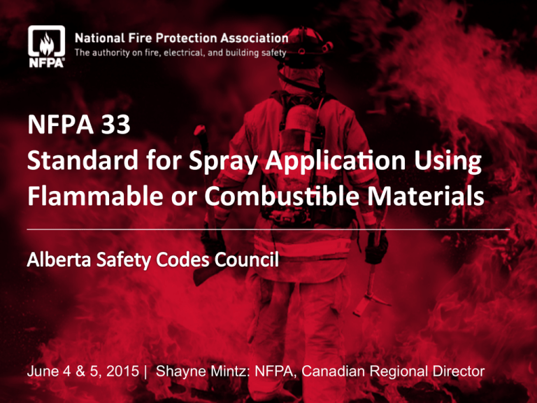 Spray Area Safety Codes Council