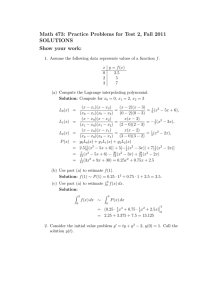 Math 473: Practice Problems for Test 2, Fall 2011 SOLUTIONS