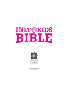 The NLT Kids Bible