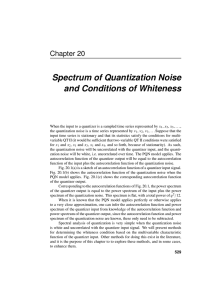 Spectrum of Quantization Noise and Conditions of Whiteness