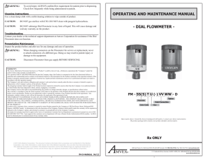 Dial Flowmeter