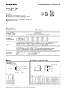 Panasonic EEE-FK1E330UR datasheet: pdf