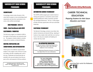 Gadsden City High School Career Programs