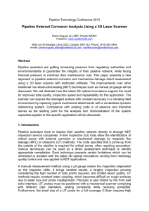 Pipeline External Corrosion Analysis Using a 3D Laser